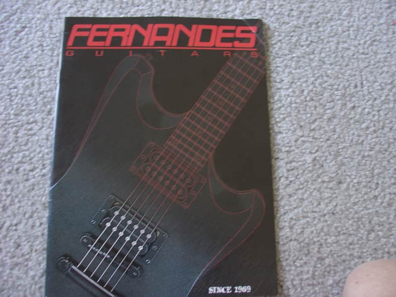 Fernandes 2002 Fernandes Guitar Catalog 2000's image 1
