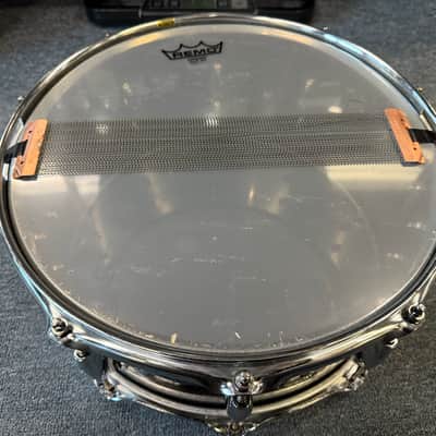 Gretsch Artist Series 6.5x14" Taylor Hawkins Signature Snare Drum 2010s - Black Nickel Over Steel image 7