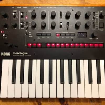 Korg Monologue Monophonic Analog Synthesizer 2016 - Present - Black