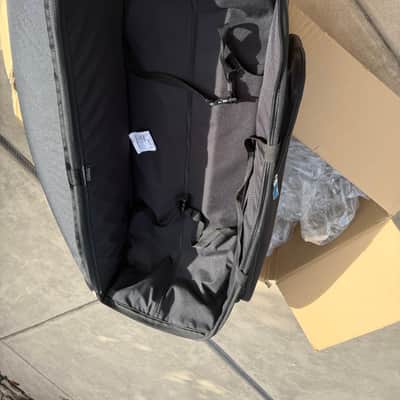 Protection Racket 5038W-09 Drum Hardware Bag with Wheels (38x14x10") 2010s - Black image 2