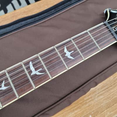 PRS SE Custom 22 Semi-Hollow with Gigbag- Charcoal Burst image 10
