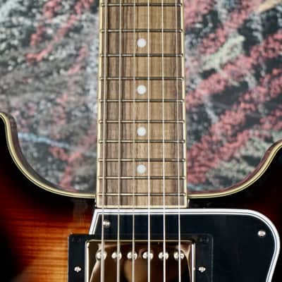 Epiphone Les Paul Special Double Cut Figured Bourbon Burst image 3