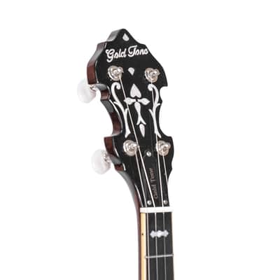 Gold Tone OB-3RF/L Mastertone Orange Blossom Twanger Pre-War Resonator Banjo with Case (Left-Handed) image 6