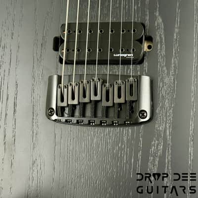 Schecter Diamond Series Keith Merrow KM-7 MK-III EX 7-String Baritone Electric Guitar - Satin Black Open Pore image 7