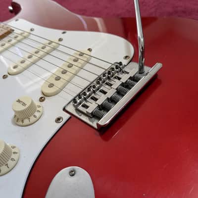 Arbor 416L-MR Lefty Strat copy 1980s - Metallic Red - Made in Korea image 9