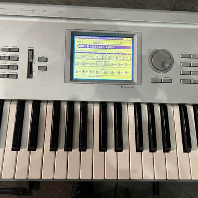 Korg Triton 61-Key 62-Voice Polyphonic Workstation 1999 - 2000 - Silver image 1
