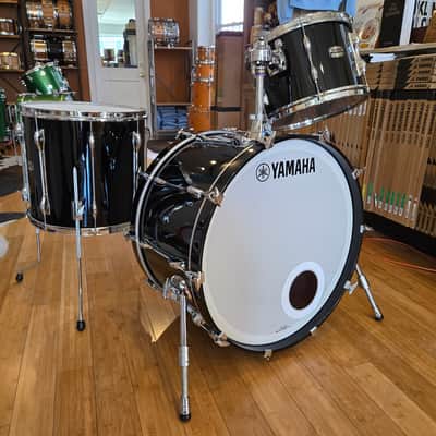 Drum Kits - Yamaha Recording Custom 14x24 9x13 15x16 (Solid Black) image 13