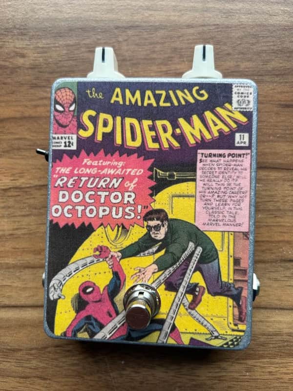Dentone Dr.Octopus boutique octave fuzz pedal Tychobrahe Octavia switchable octave hand built 2026 - Spiderman Steve Ditko image 1