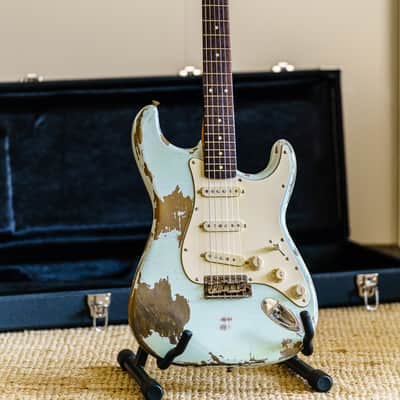 Partscaster Navacaster - Sonic Blue Nitro Relic 2021 Sonic Blue image 1