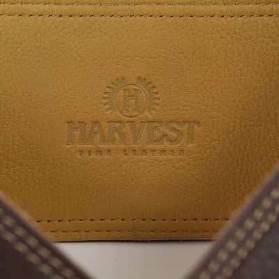 Harvest Fine Leather Premium Brown Glove Nappa Long Bass Strap image 4