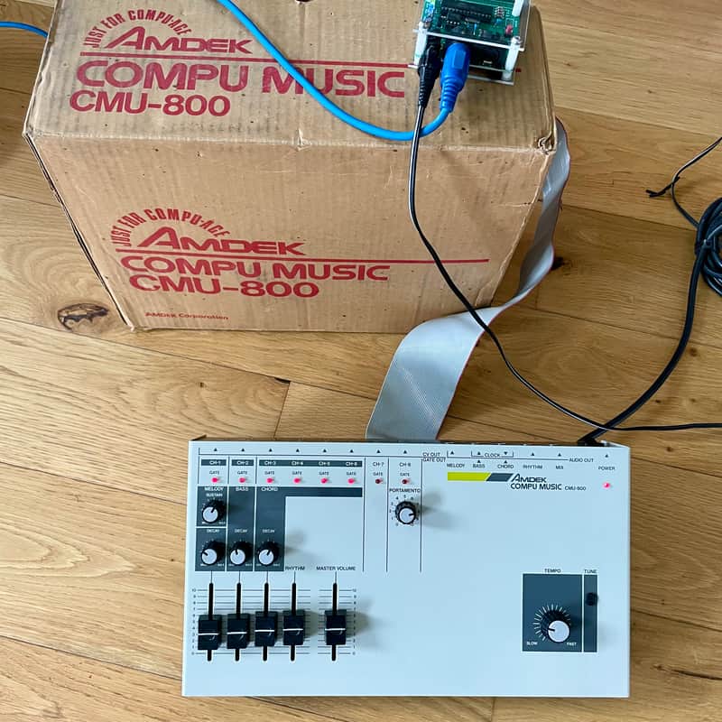 Amdek (Roland) CMU-800 Analog Synthesizer & Drum Machine MIDI CV/GATE image 1