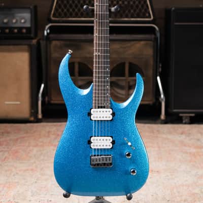 Jackson Pro Plus Misha Mansoor Juggernaut HT6 Electric Guitar - Blue Sparkle - Demo image 3