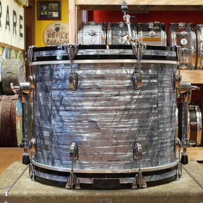 Ludwig Classic Maple Outfit in Sky Blue Pearl 14x20 8x12 14x14 image 5