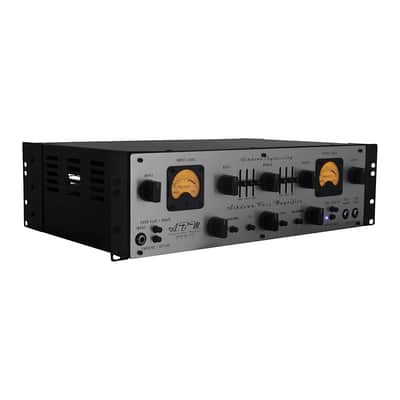 Ashdown UK-ABM-600-DR-EVO-IV UK Custom Shop Dual VU Rack Head – 600W Bass Amplifier w/Valve Drive & 9-Band EQ image 2