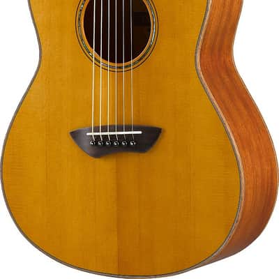 Yamaha CSF3M Parlor Acoustic-Electric Guitar - Vintage Natural image 3