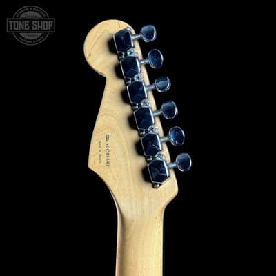 Used Squier Stratocaster HSS Black w/case TSU25011 image 17