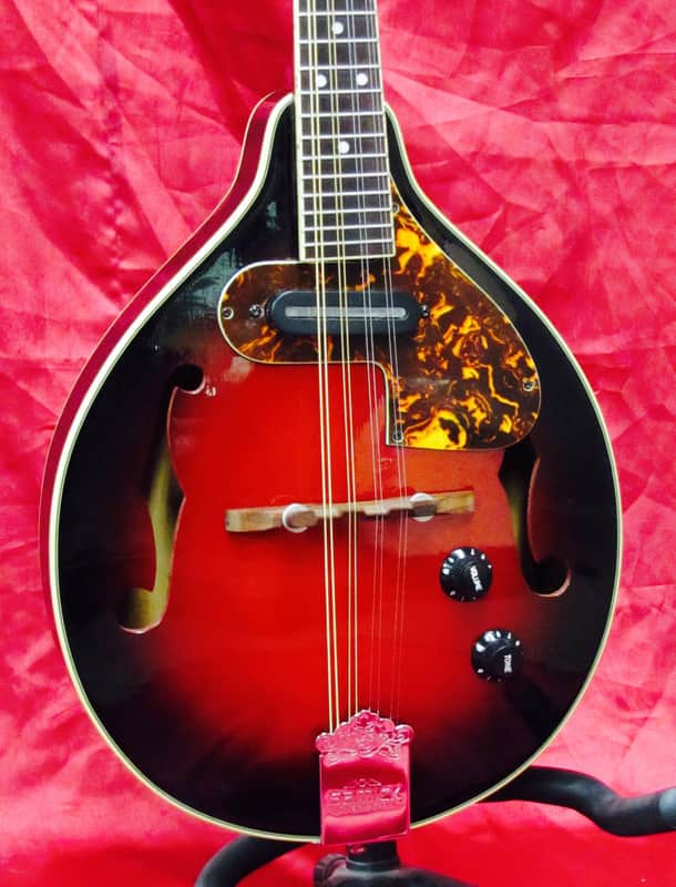 Vintage Early 90's Samick SM20E Electric/Acoustic Mandolin Plays