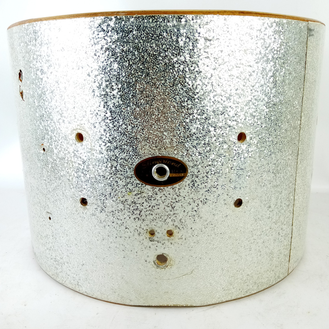 Slingerland 10x14" Silver Sparkle Drum Shell Project Vintage 60s 3Ply Snare/Tom — main photograph