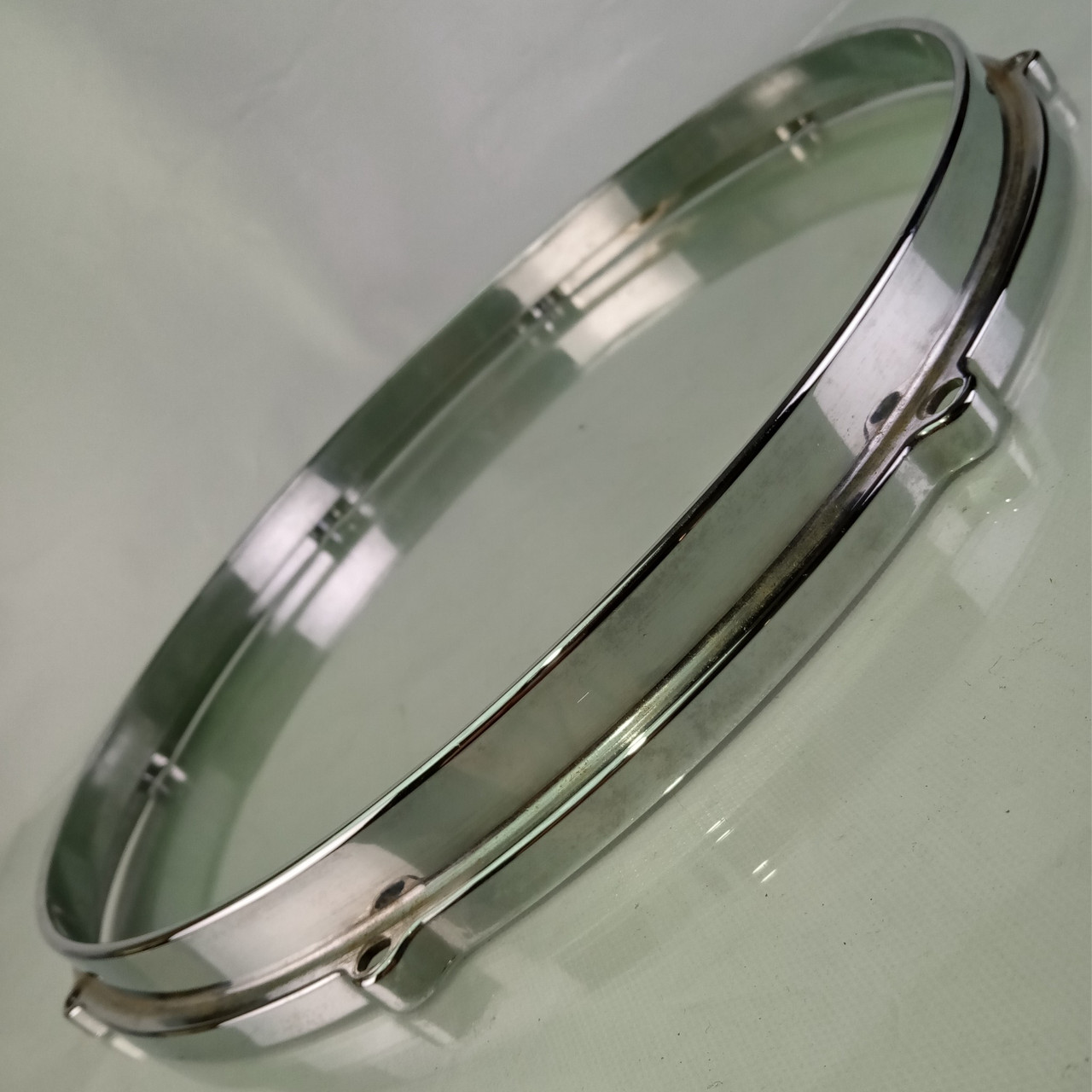 Carlton 14" Snare Drum Resonant Side 8-Lug Die-Cast Rim/Hoop Chrome Vintage 60s — main photograph