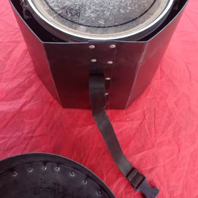 Vintage Session Music 10" x 10" Hard Fiber Tom Drum Case ( Germany )- Deep Tom Protection 80s-90s  - Black 🖤 image 11