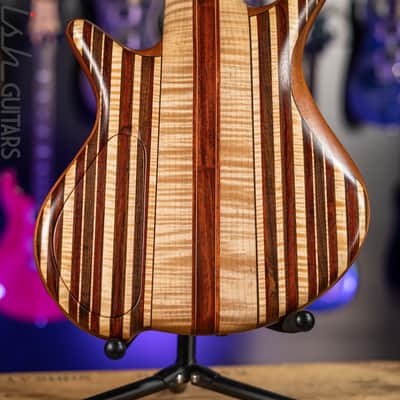 Shawn May Custom Rainbow 6-String Short Scale Bass image 13