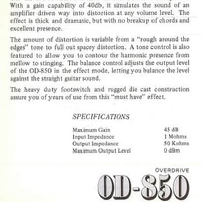 Ibanez OD-855 1976 - Green Box image 9