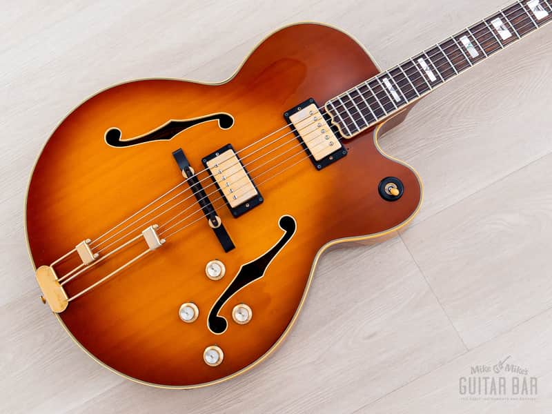 1993 Epiphone Emperor J Sunburst Archtop Electric Guitar Near-Mint w/ Case, Gibson & Duncan Humbuckers, Japan Terada image 1