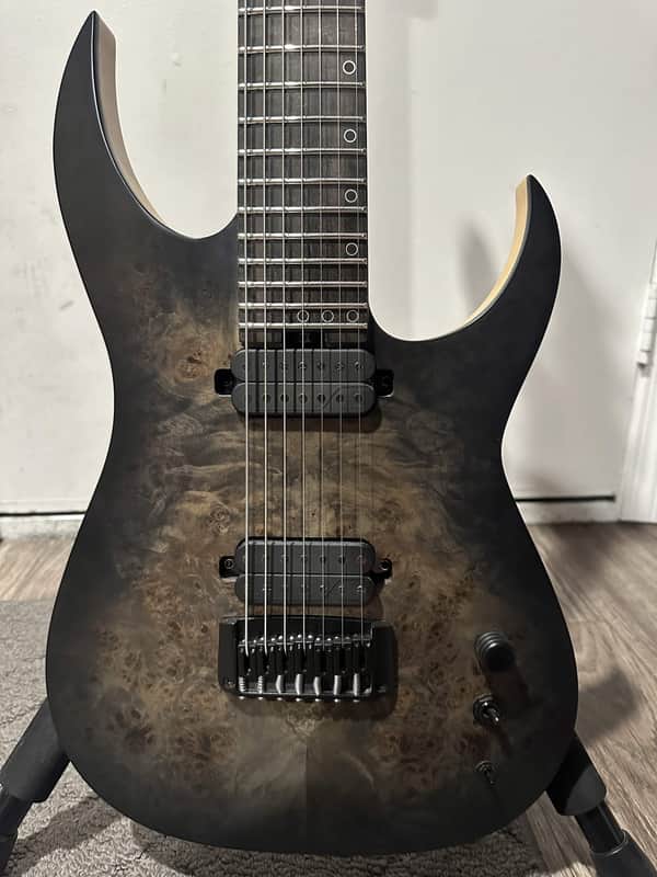 Schecter KM-7 MK-III Keith Merrow Signature Artist 2019 Trans Black Burst image 1