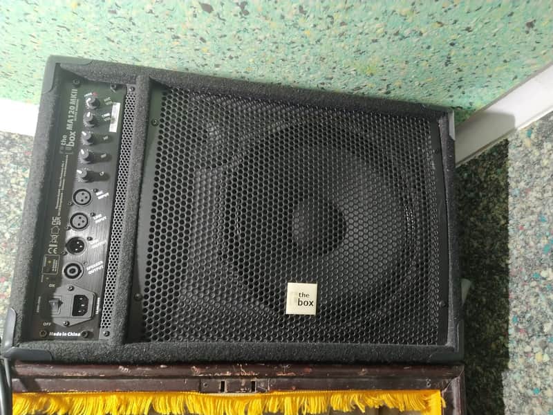 THE BOX MA120 MKII Active MONITOR Woofer 12"Tweeter 120W RMS 4 Ohmios 80Hz-16KHz image 1