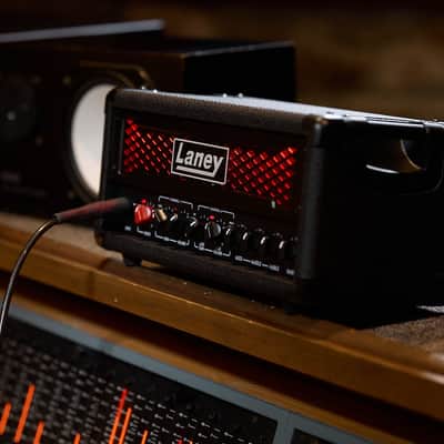 Laney IRF Dualtop 2 channel 60W Guitar Amp head w EQ Reverb and IR loader Cab Sim image 7