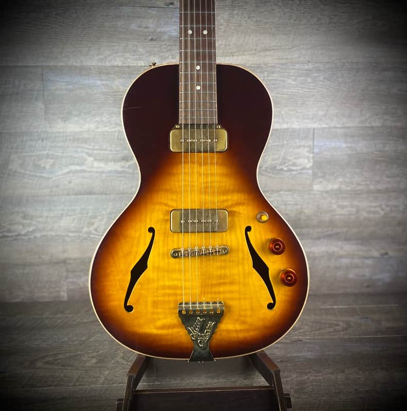 B&G Little Sister Crossroads Non-Cutaway P90 – Tobacco Burst - USED image 1
