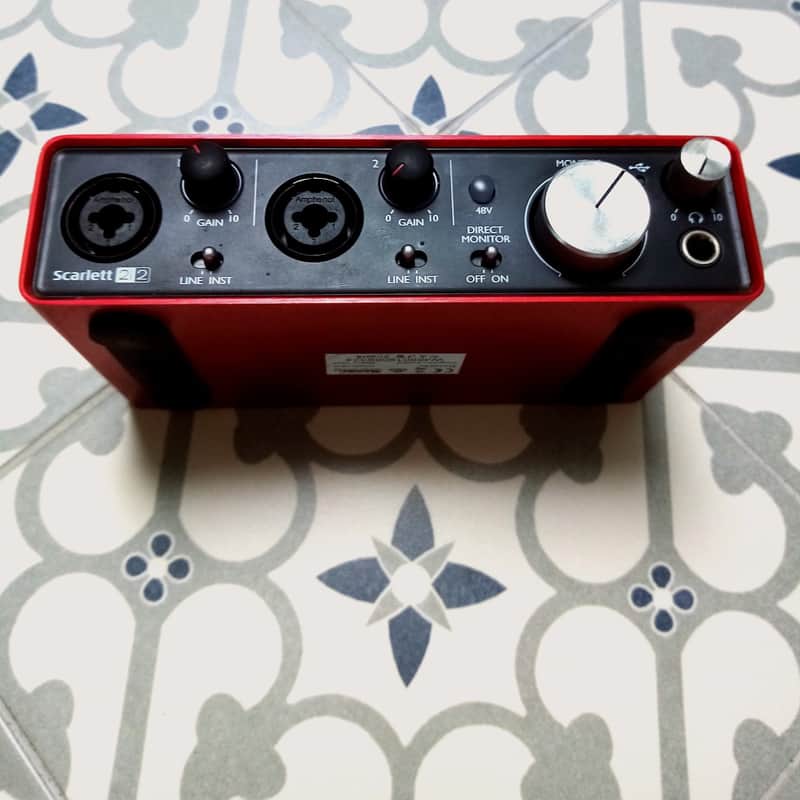 2016 – 2018 Focusrite Scarlett 2i2 2nd Gen USB Audio Interface…