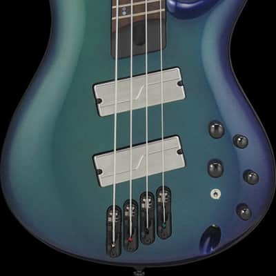 Ibanez SR Bass Workshop 4 String Electric Bass - Multiscale - Blue Chameleon (SRMS720BCM) image 11