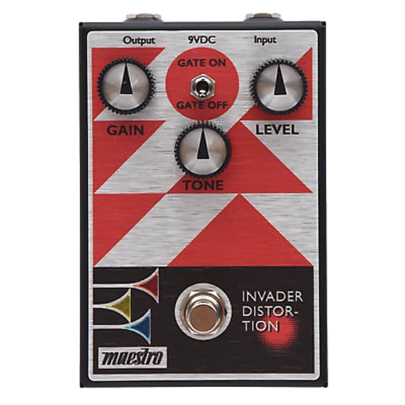Maestro Electronics Invader Distortion Analog True Bypass Guitar Effects Pedal image 1