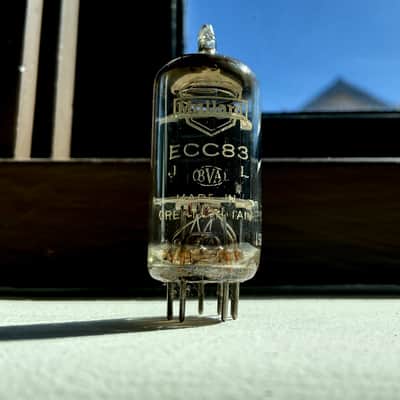 VINTAGE 1962 MULLARD ECC83 / 12AX7  - BLACKBURN FACTORY - MADE IN THE UK - BRITISH VALVE ASSOC STAMP - VERY GOOD CONDITION image 2
