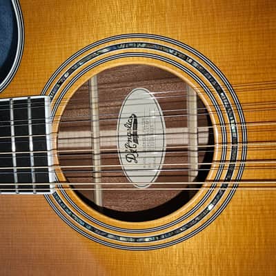 D'Angelico Premier Fulton 12-String Grand Auditorium 2020 - Vintage Natural image 3