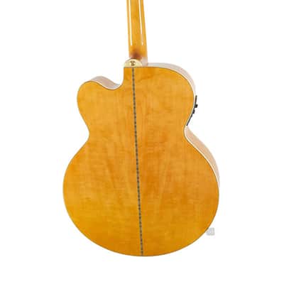 Epiphone J-200 EC Studio Acoustic-Electric Guitar - Vintage Natural image 3
