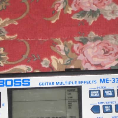 used 2001 Boss ME-33 Guitar Multi Effects (NO box, NO paperwork, NO batteries, NO adapter) light average wear - works fine image 2