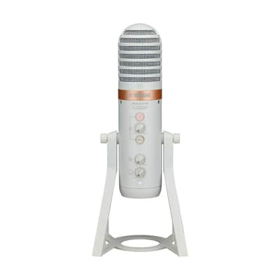 Yamaha AG01 Streaming Loopback Audio USB Microphone White image 1