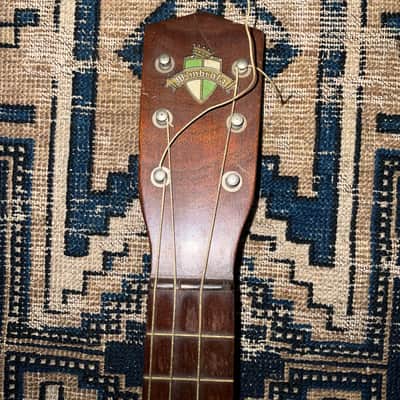 1930s Favilla Wimbrola 6 String Concert Ukulele Rare Mahogany Uke image 5