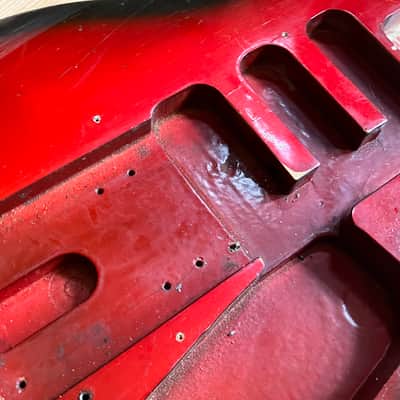 1960s Burns Baldwin Split Sound Jazz Guitar Body Made in England image 9