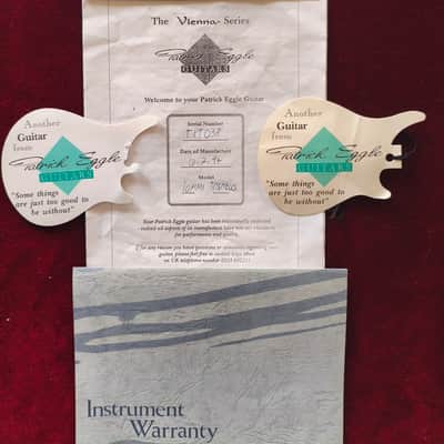 Patrick Eggle Tony Iommi TI Legend 1994 with tremolo bridge - EXCEPTIONALLY RARE!!! The Rarest Official Tony Iommi Signature model and the ONLY ONE fitted with Tremolo in Collector's grade condition!!! image 18