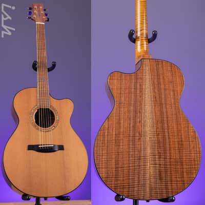 PRS Private Stock Acoustic Angelus Cutaway Cedar Top Walnut Back/Side image 1
