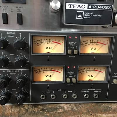 TEAC A-2340SX 7 Inch 4 channel stereo quadrophonic reel to reel tape deck recorder image 2