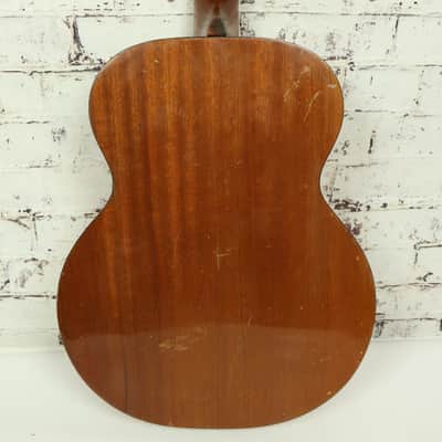Vintage 1950s Harmony Patrician H1407 Natural Archtop Acoustic Guitar image 8