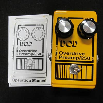 DOD Overdrive Preamp/250 Pedal with Box and Manual Modified *FREE SHIPPING!! image 2