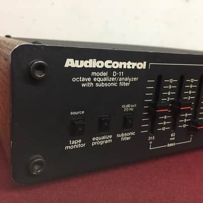 Vintage AudioControl D-11 Octave Equalizer Analyzer with Subsonic Filter Model D-11 image 3