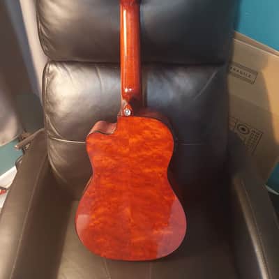 Lanikai Quilted Maple Guitelele | Trans Red image 6