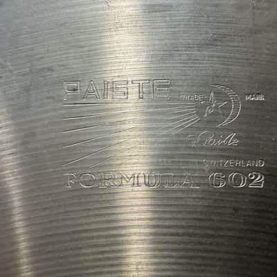 1978 Paiste 20” Formula 602 China Type 2065gr image 4