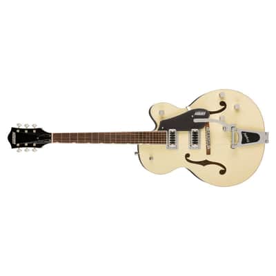 Gretsch G5420T Electromatic Classic HollowBody SingleCut with Bigsby Electric Guitar - (Two-Tone Vintage White / London Grey) image 6